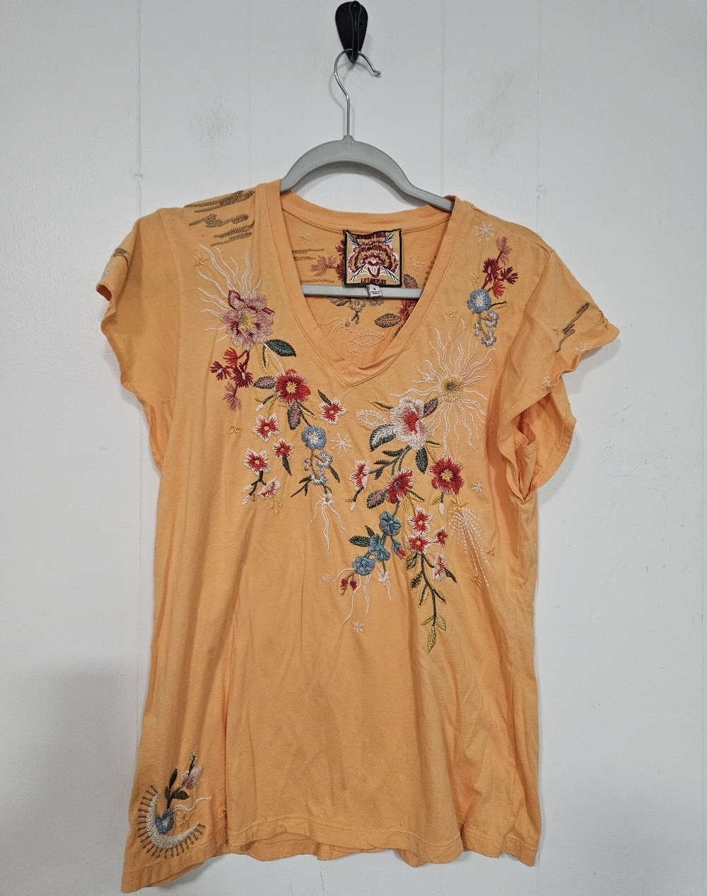 Johnny Was Lissa Flutter Sleeve Tee